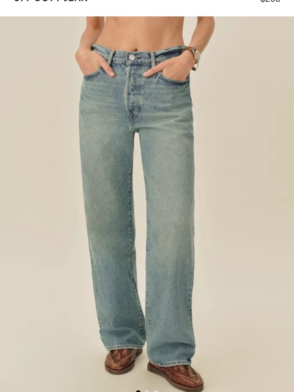 Buck Mason off duty jeans